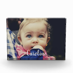 Name Overlay Photo Block