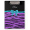 Name pastel purple glitter zebra turquoise bow