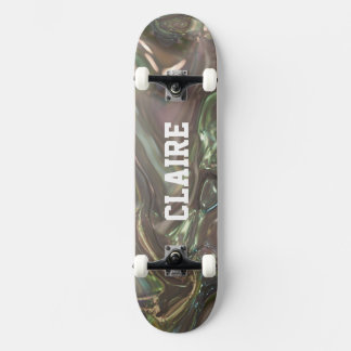 Name Pearly Holographic Cool Skateboard