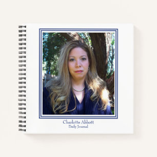 Name Personalised Photo Template Journal/ Notebook