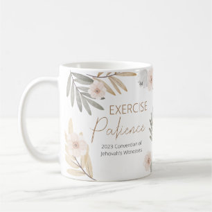 Name Personalized 2023 JW Exercise Patience  Coffee Mug