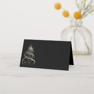 Name Place Card-Christmas Tree Card