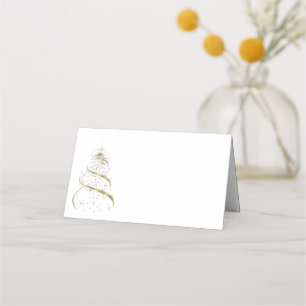 Name Place Card-Christmas Tree Card