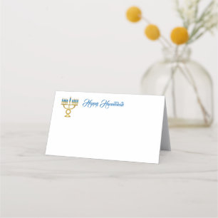 Name Place Card-Hanukkah Card