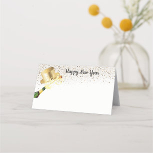 Name Place Card-Happy New Year Place Card
