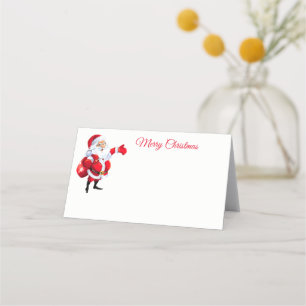 Name Place Card-Santa Card