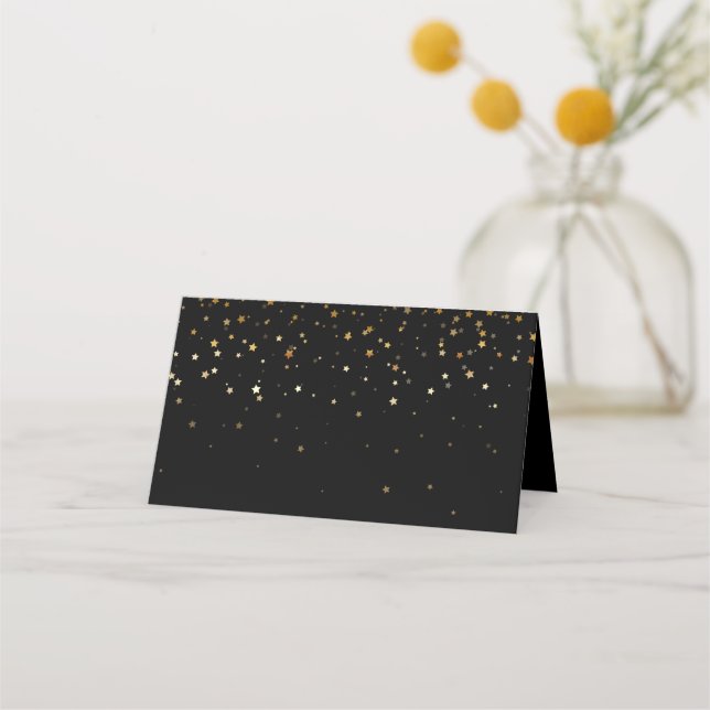 Name Place Card-Starry Night Place Card (Front)