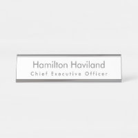 Name Plate for Desk or Wall HAMbyWG
