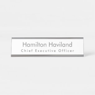Name Plate for Desk or Wall HAMbyWG