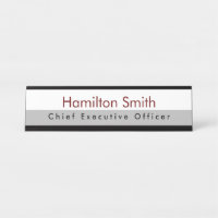 Name Plate for Desk or Wall HAMbyWG