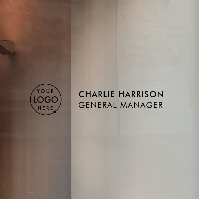 Name Plate | Glass Door Business Logo Transparent (Creator Uploaded)