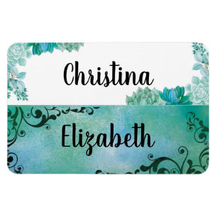 Name Plate Magnet 2 Names