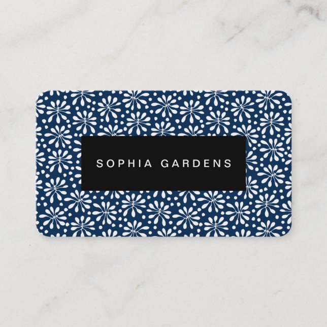 Name Plate -  Pattern 020818 Business Card (Front)