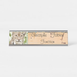 Name plates cat lynx 1 . animals .