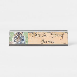Name plates cat tiger 2 .