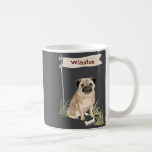 Name Pug Pet Dog  Coffee Mug