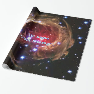 Name, Red Supergiant Star Monocerotis, Outer Space Wrapping Paper