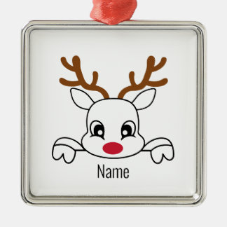 Name Reindeer Christmas Ornament