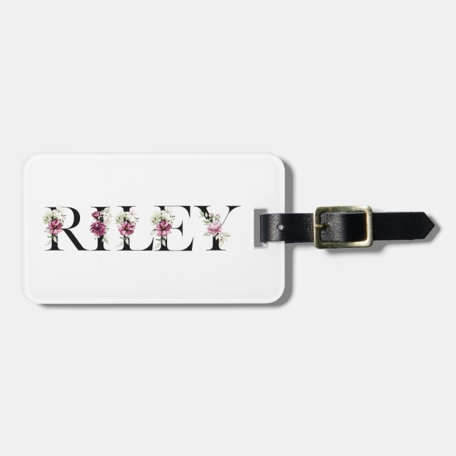 Name Riley Luggage Tag (Front Horizontal)
