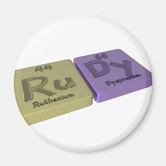 name-Rudy-Ru-Dy-Ruthenium-Dysprosium Magnet (Front)