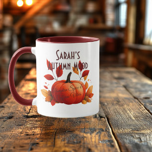 Name´s Autumn Mood Coffee – Pumpkin Spice Vibes Mug