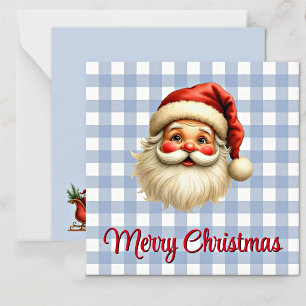 Name Santa, Mini 2.5-in Merry Christmas Flat Card