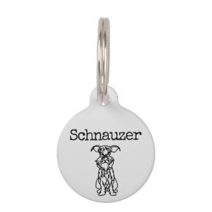 Name Schnauzer Pet Tag