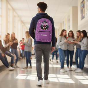 Name Sesame Street Count von Count Printed Backpack