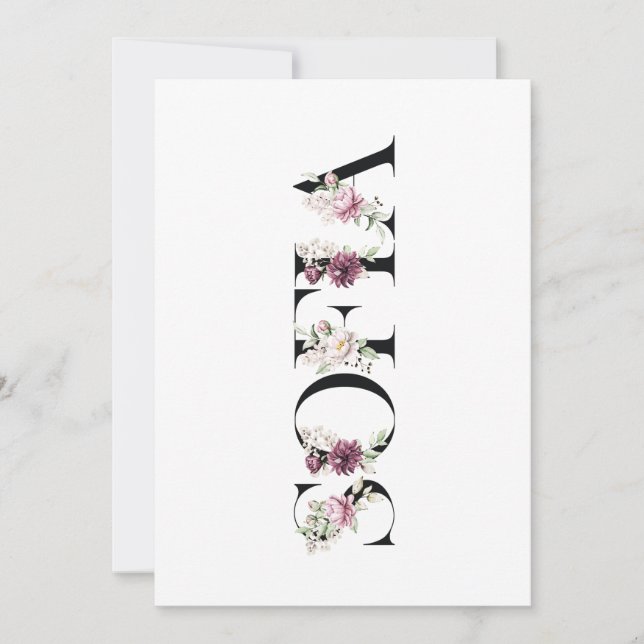 Name Sofia. Holiday Card (Front)