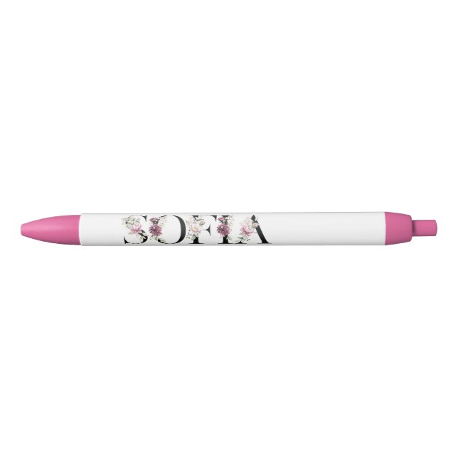 Name Sofia.My name is Sofia Black Ink Pen (Front)