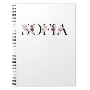 Name Sofia. Notebook