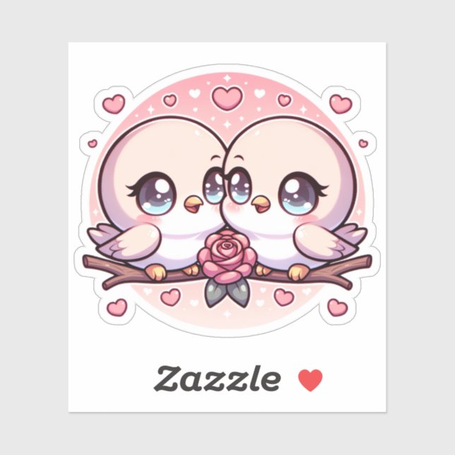 Name: Sweet Lovebirds (Sheet)