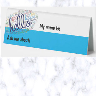 Name Tag and Ask Me About