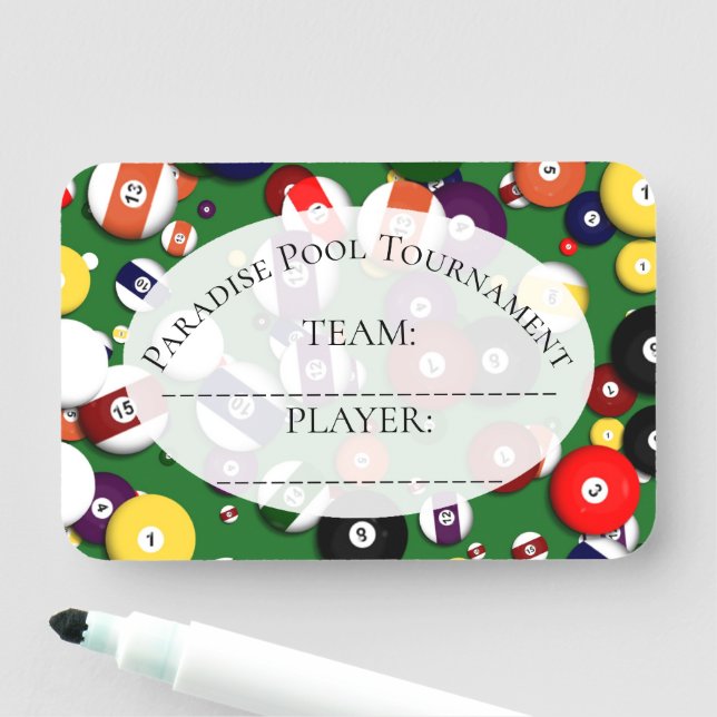 Name Tag - Classic - Billiards (In Situ)
