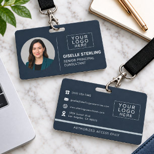 Name Tag Company Photo ID Logo Badge