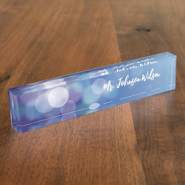 Name Tag Nameplate (Side)