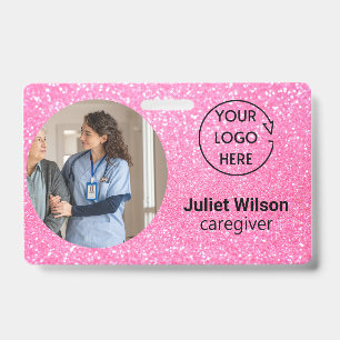 name tags caregiver id badge