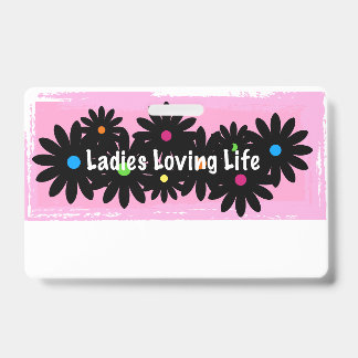 Name tags!  ID badge