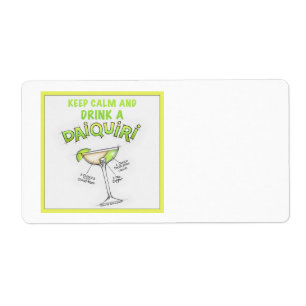 NAME TAGS, LABELS - KEEP CALM and DRINK A DAIQUIRI