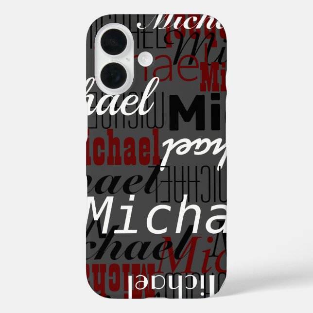 Name Template Case-Mate iPhone Case (Back)