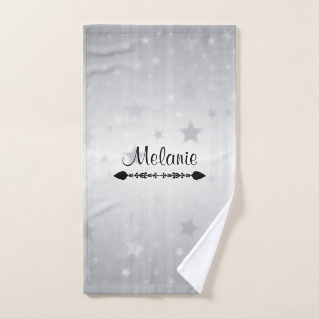 Name TEMPLATE, decorative, customise Hand Towel (Hand Towel)