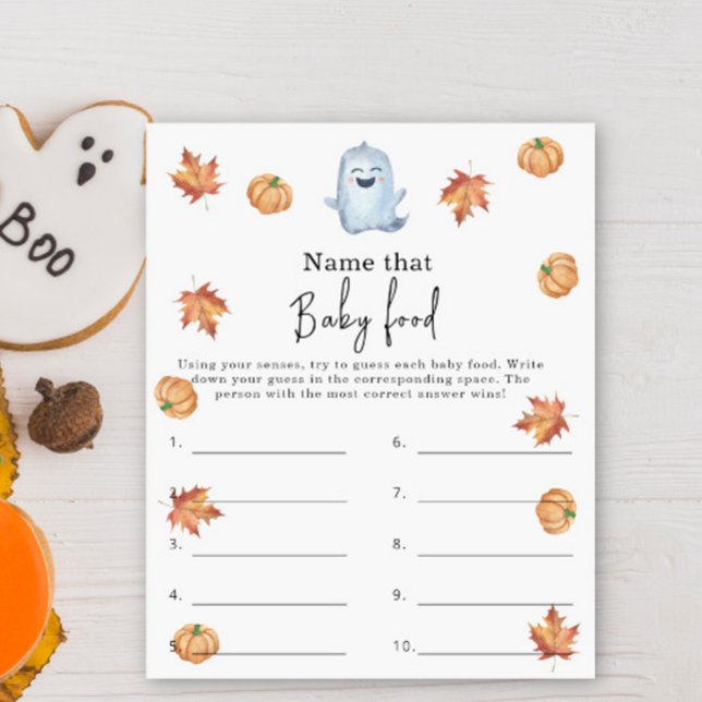 Name that baby food - baby shower game (Creator Uploaded)