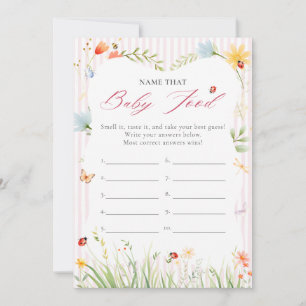 Name That Baby Food Cute Ladybug Baby Shower Games