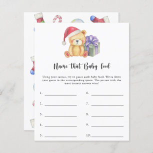 Name that baby food shower game