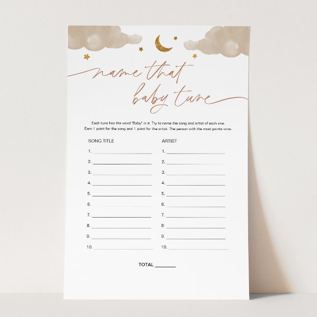 Name That Baby Tune Twinkle Star Baby Shower Game (Creator Uploaded)