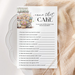 Name That Cake Off The Market Bridal Shower Game