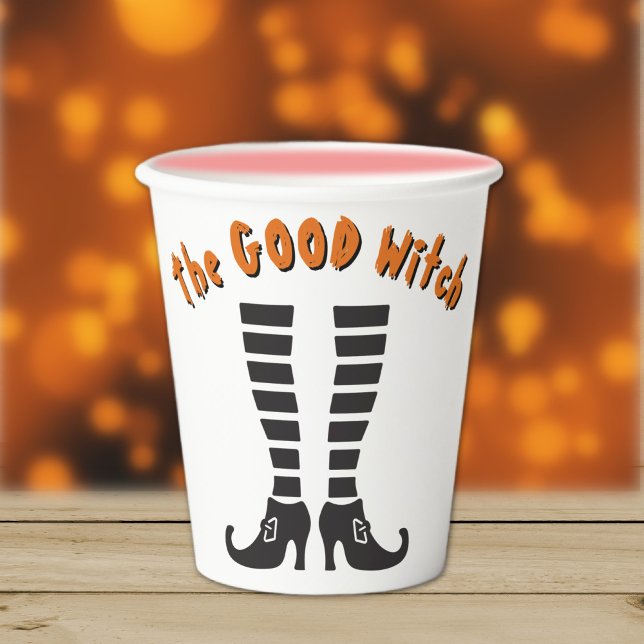 Name, The Good Witch Legs & Shoes Halloween Paper Cups (Creator Uploaded)