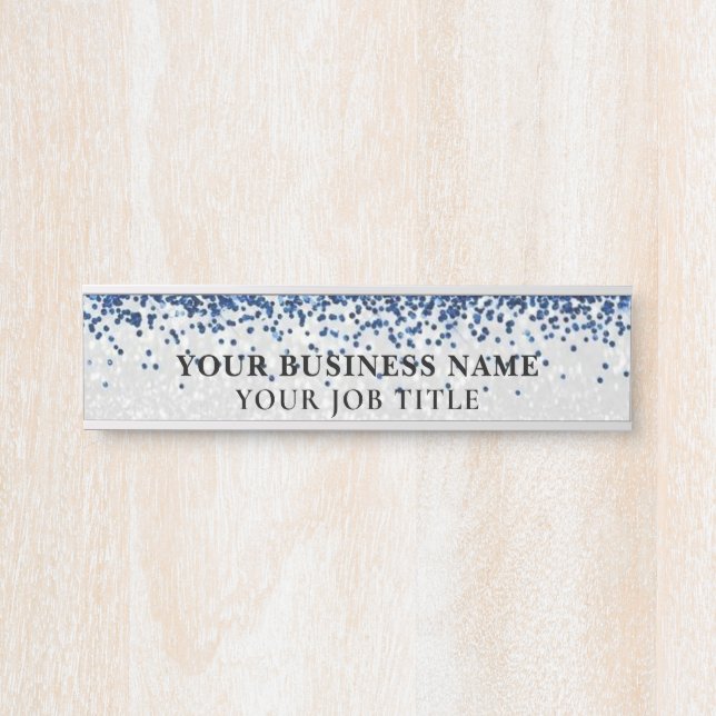 Name Title Employee Office Door Sign (Front)