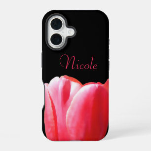 Name Tulip Bloom Rising iPhone 16 Case