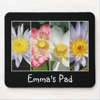 Name Waterlily and Lotus Mouse Pad